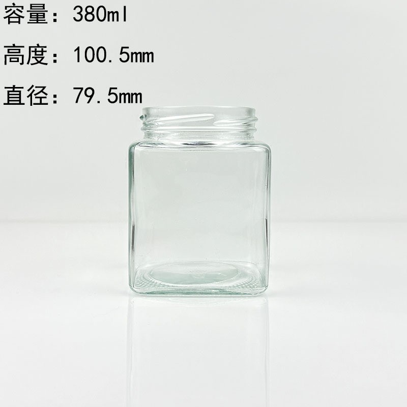 Square bottle380ml/12.85oz