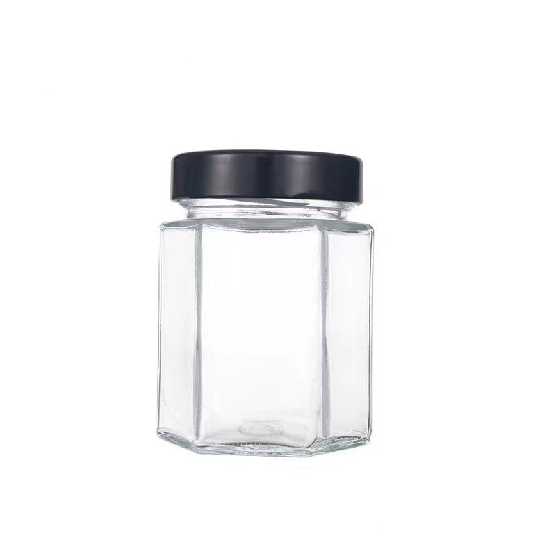 Hexagonal bottle with high lid500ml/16.91oz