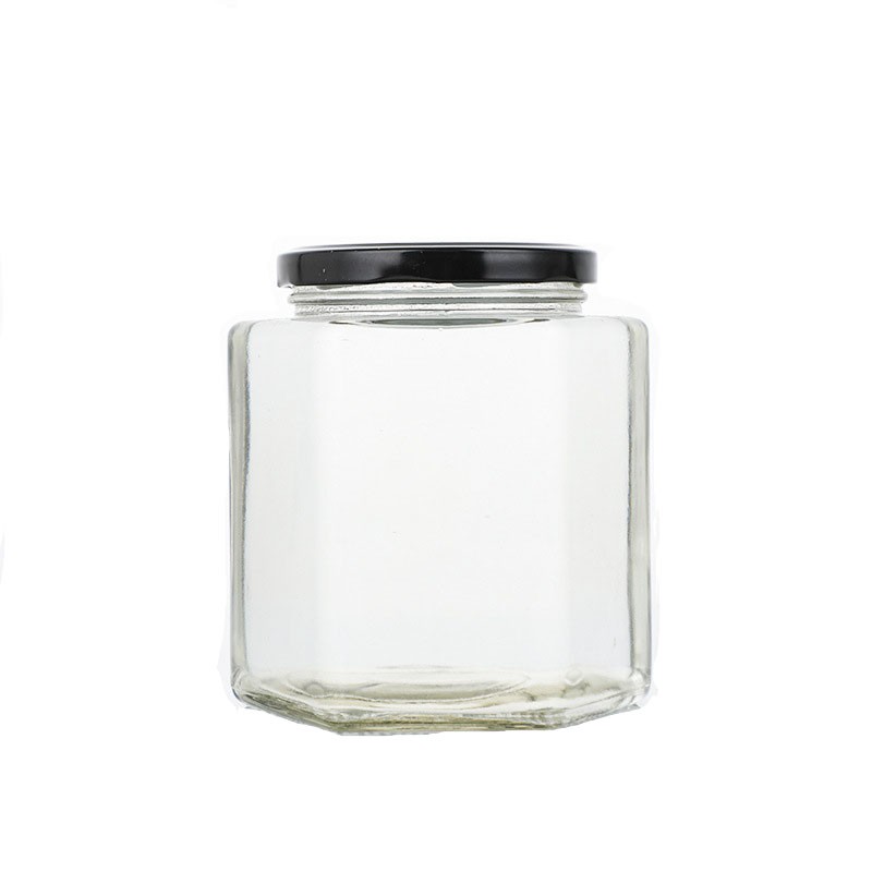 Hexagonal bottle with high lid730ml/24.69oz